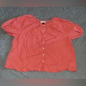Salmon button down